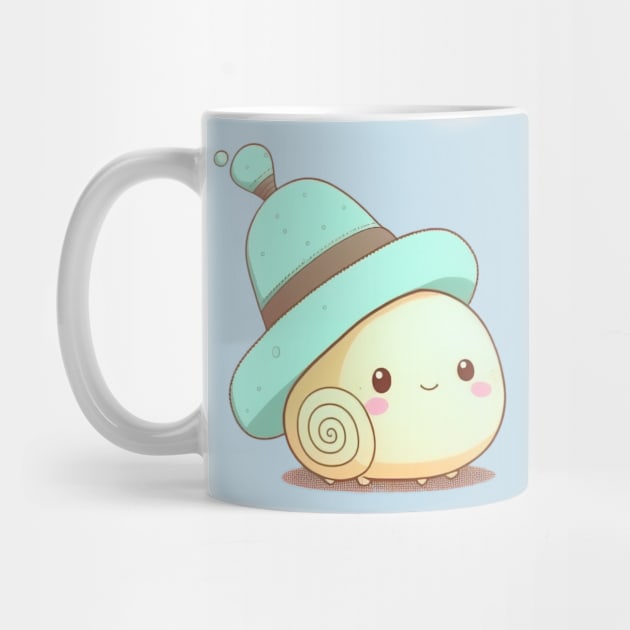 Snail cute kawaii by SimoneSpagnuolo